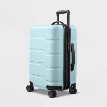 Muddy Aqua Hardside Carry-On with Spinner Wheels